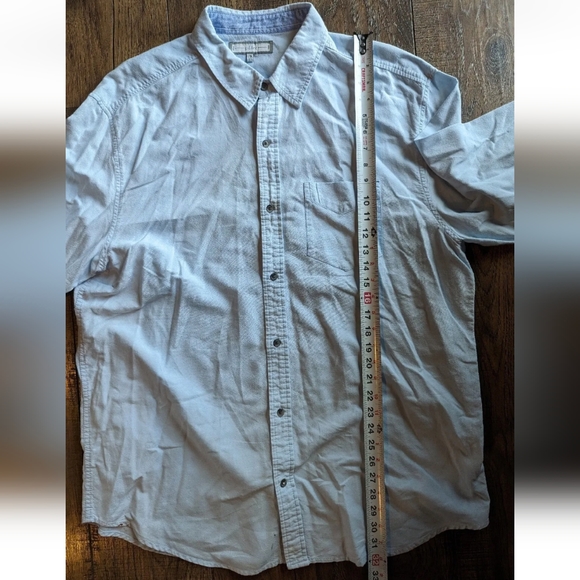 Paper Denim & Cloth PDC Men’s Shirt Size 2X Light Wash Denim Button Down Cotton. - Picture 9 of 16